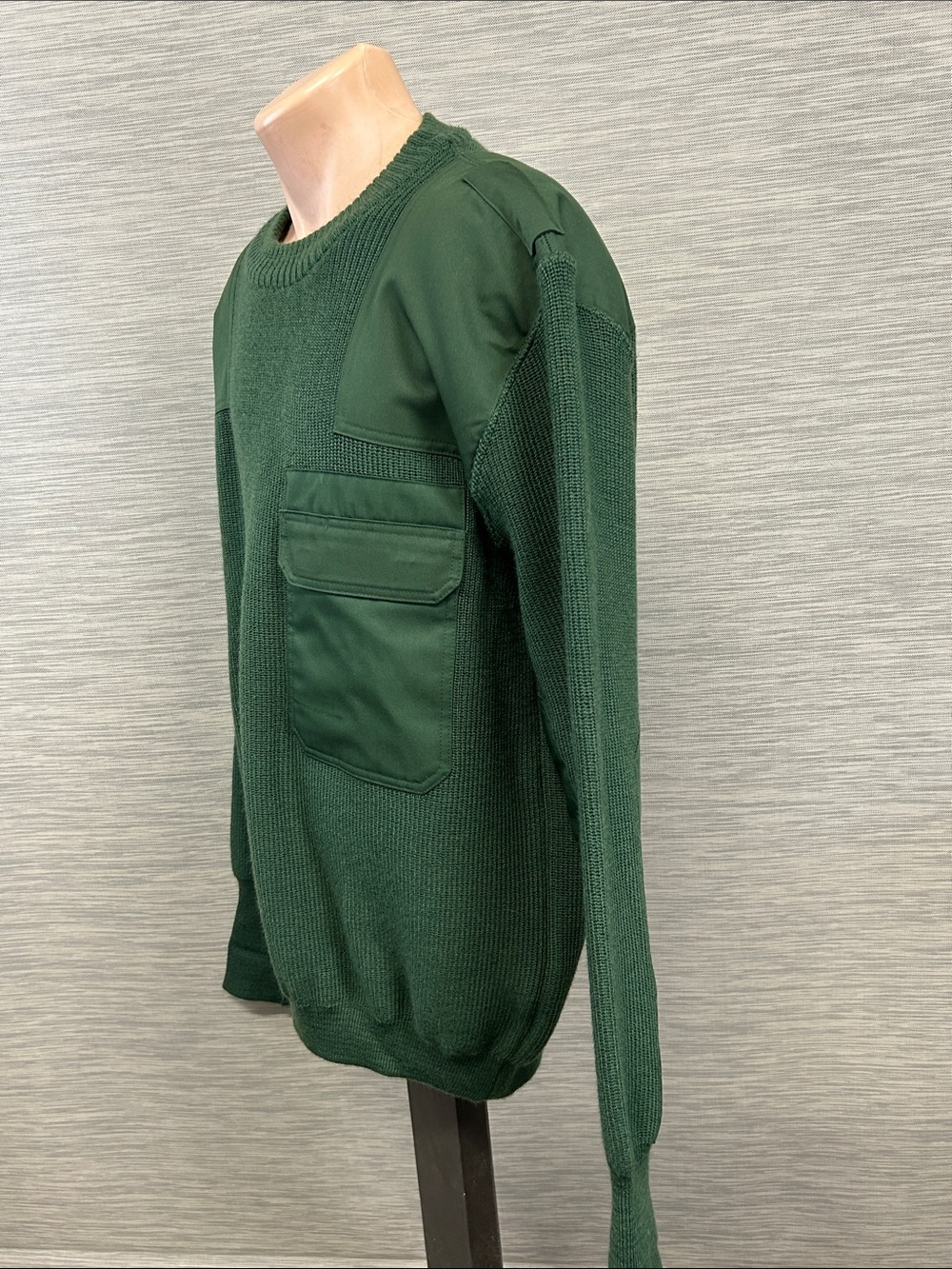 Men's German Commando pullover wool blend Sweater - Olive - 56 (XL) - Picture 5 of 12